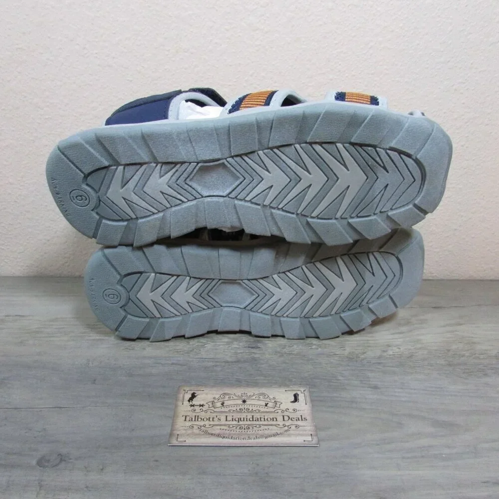 Sonoma Youth Boy's 6 NeekoNavy Water Fisherman Sandal Shoes Navy/Orange